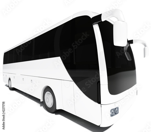 white bus stop