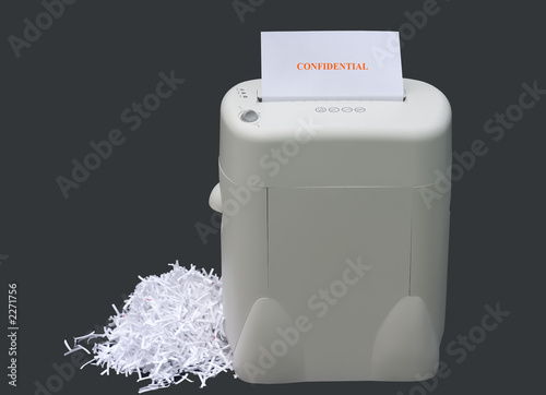 shredding confidential information