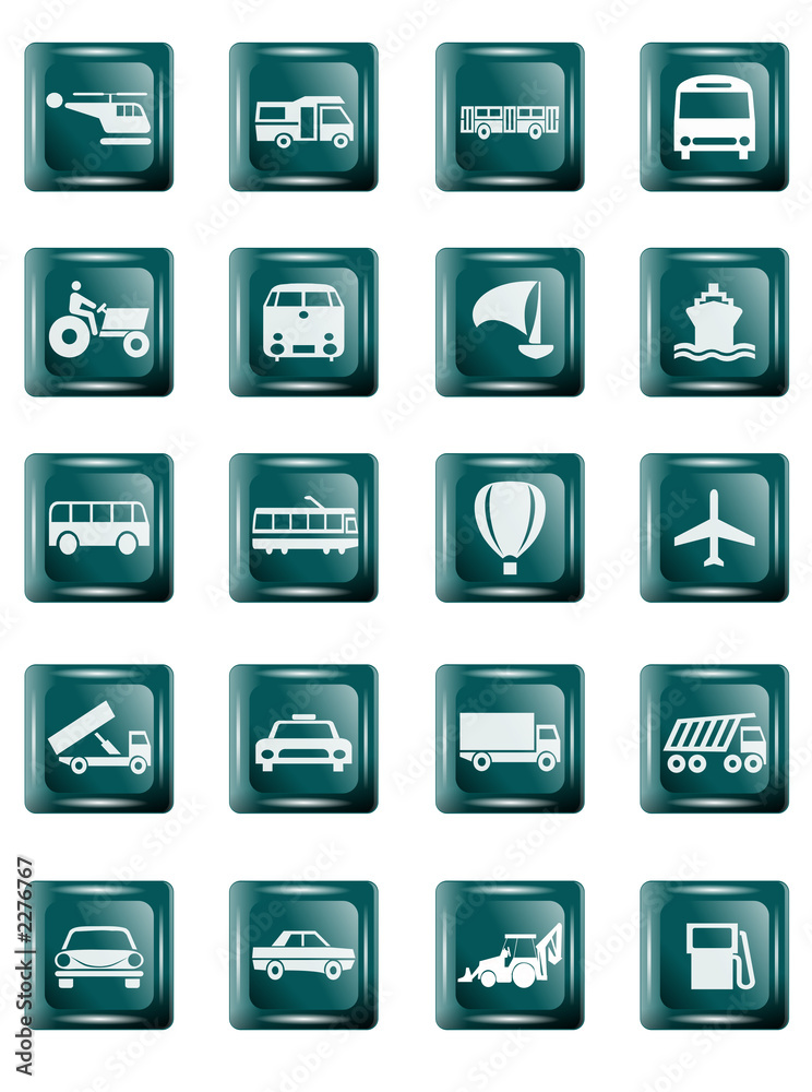 transportation buttons transportation buttons