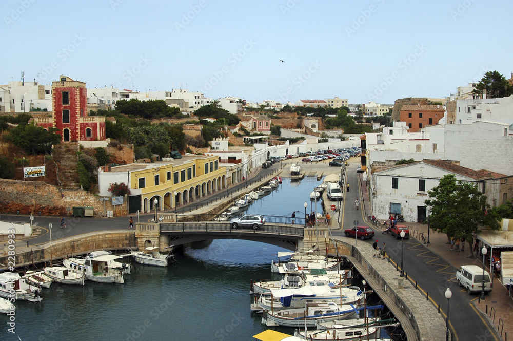 ciutadella port view