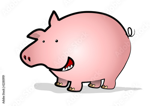 happy piggy