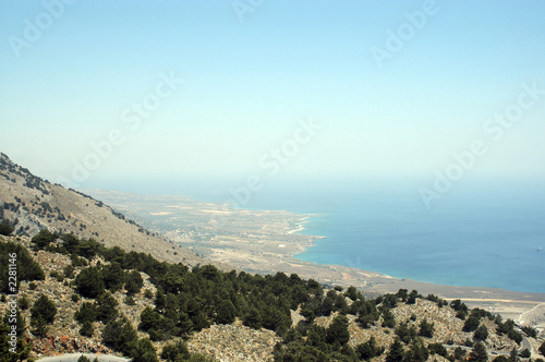 view of ocean and mountains