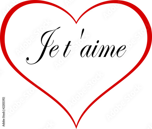 je t'aime