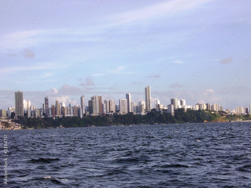 salvador de bahia vue de la mer