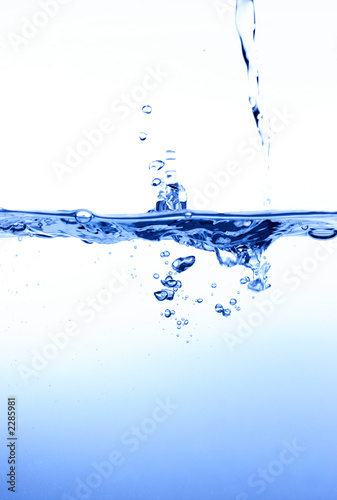 pouring water