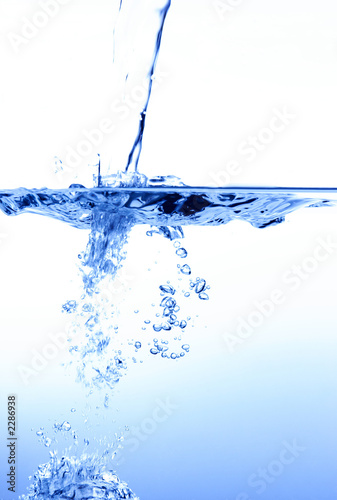pouring water