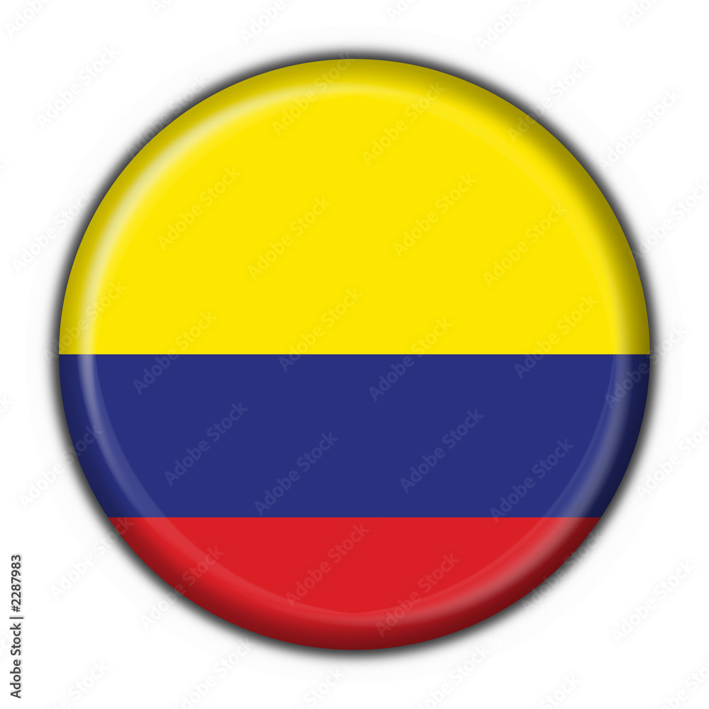 bottone bandiera colombiano - colombia button flag