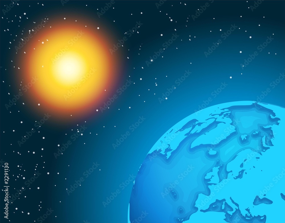 earth and sun earth and sun