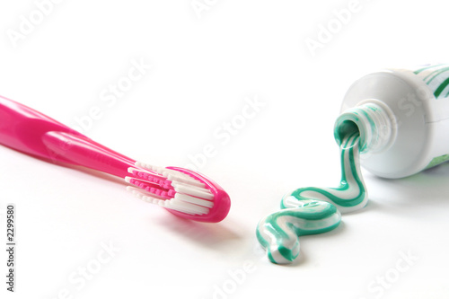 Obraz na plátně brosse à dents dentifrice