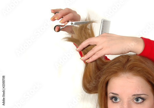 professional hairdresser photo