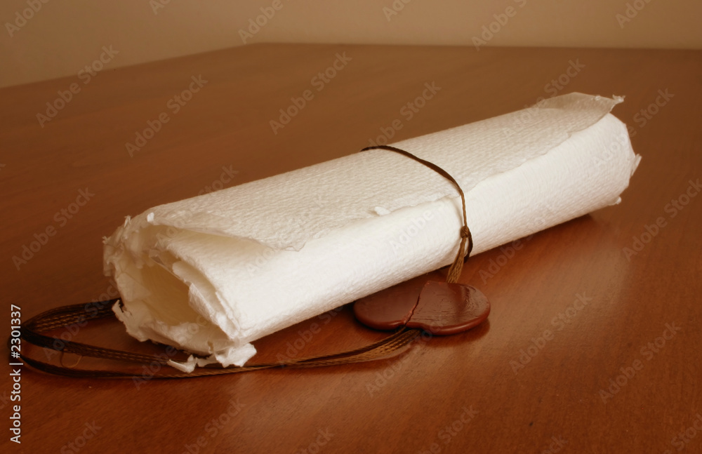 Obraz premium papyrus scroll