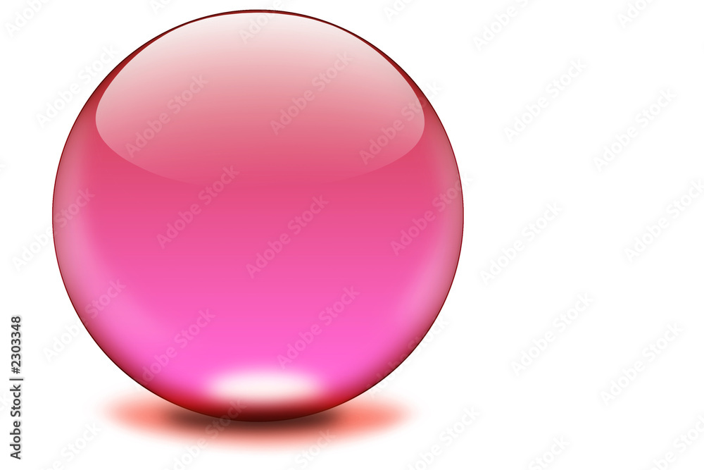 glaskugel pinkrot glaskugel pinkrot