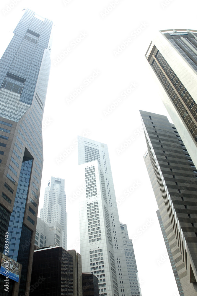 Fototapeta premium singapore skyscrapers 03