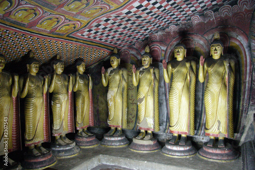 Obraz na płótnie grottes de dambulla - sri lanka w salonie