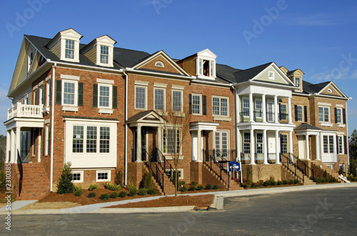 luxury townhome construction photo