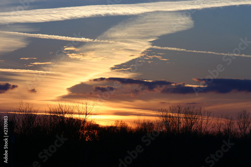 summer evening sky