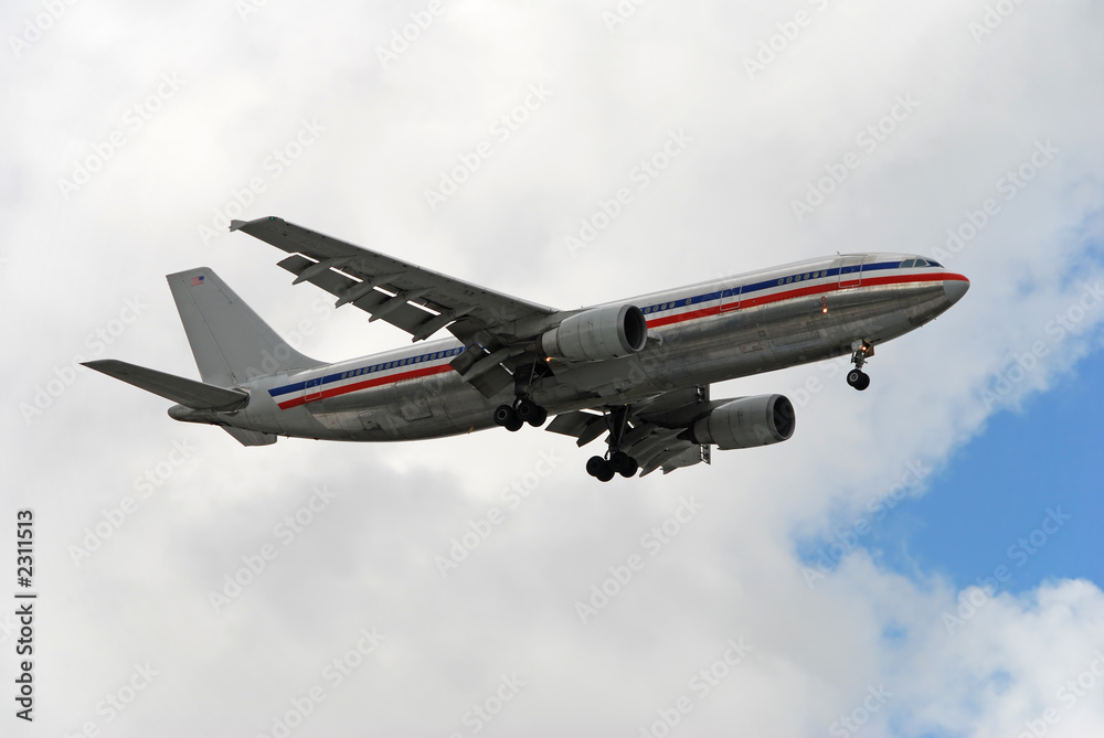 Obraz premium airbus a-300 passenger jet