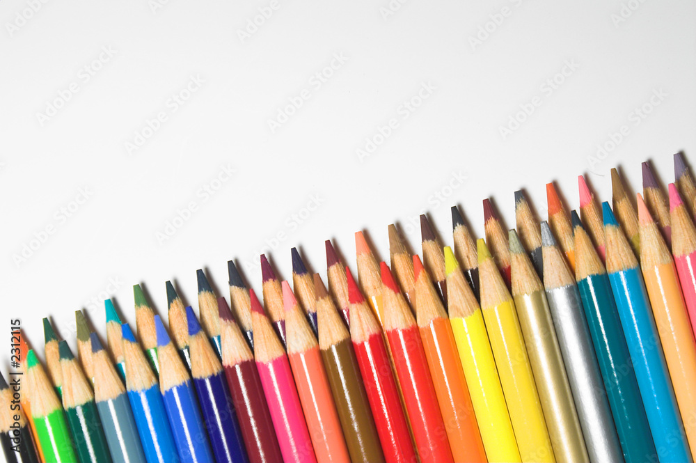 Naklejka premium colored pencils
