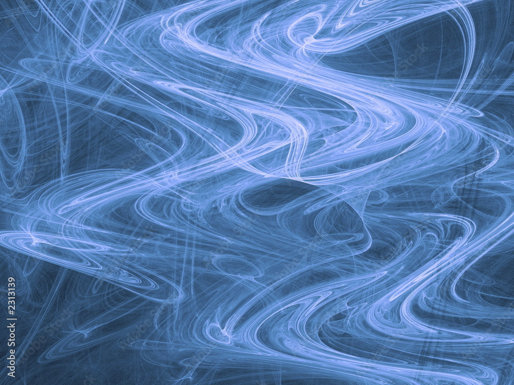 Naklejka premium abstract blue fractal background