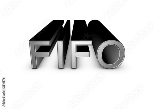fifo 3d sign