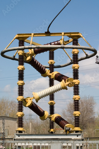 transmission line tower photo