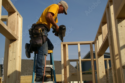 nailing top of frame 64