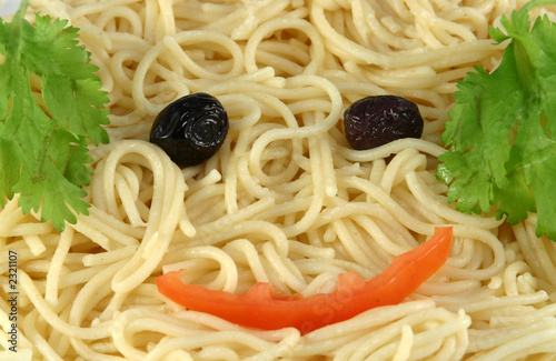 spaghetti face