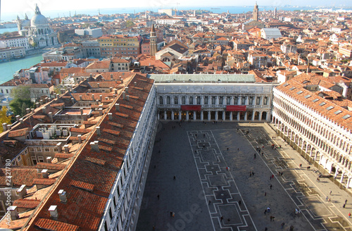 venice piazza san marco from above