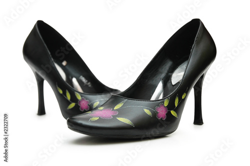 woman shoes isolated on the white background