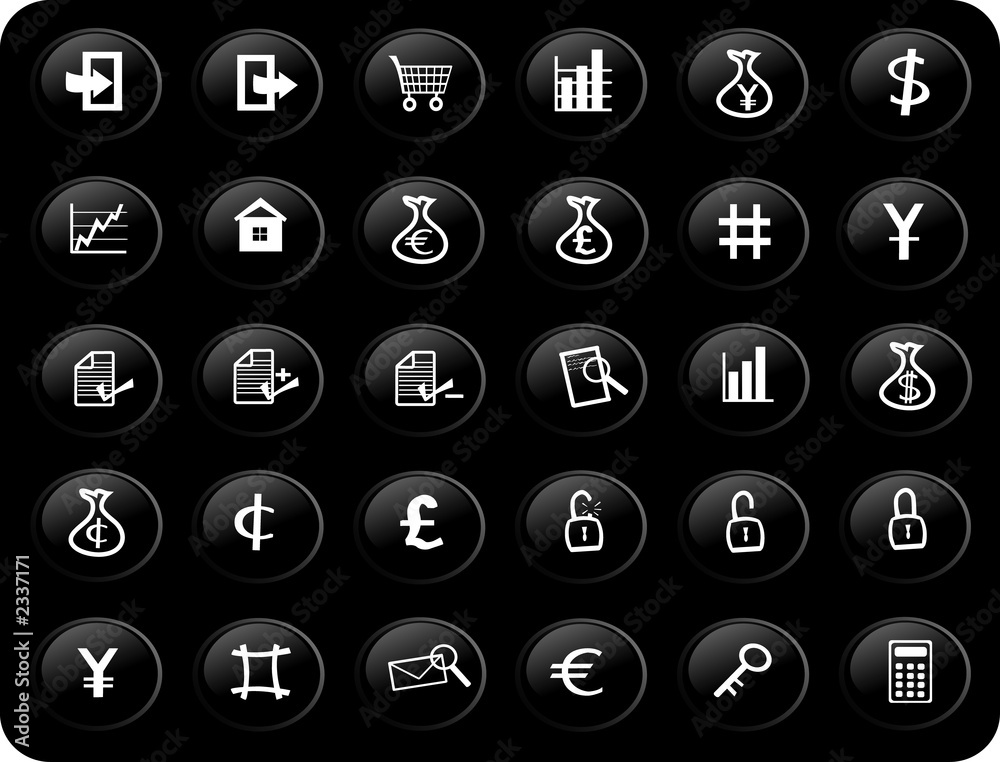 business and finance web buttons business and finance web buttons