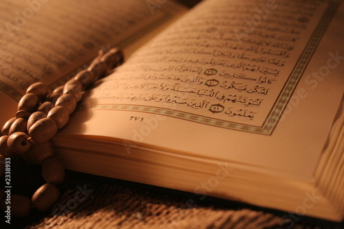 Photos pages of holy koran & rosary