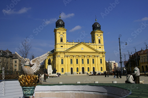Bild auf Leinwand church of debrecen