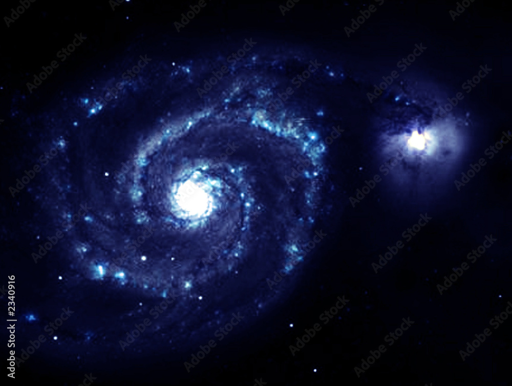 galaxie bleue - im'py