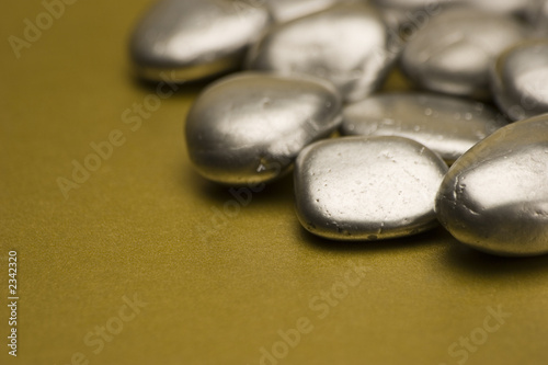 silver pebbles
