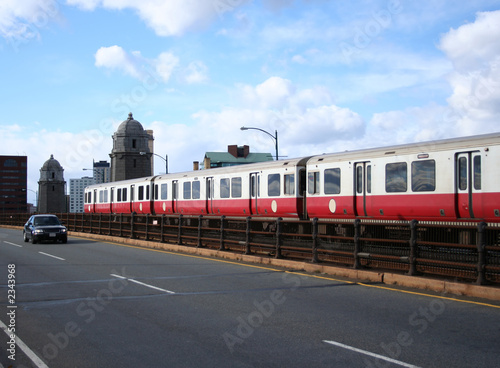 boston subway train