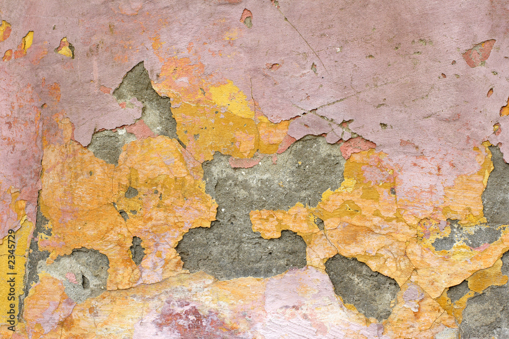 Fototapeta premium flaking plaster and paint