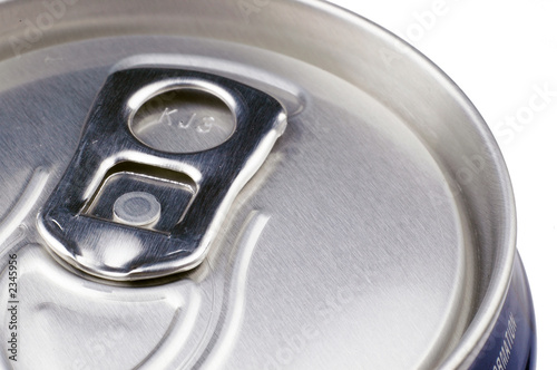 soft-drink can close up