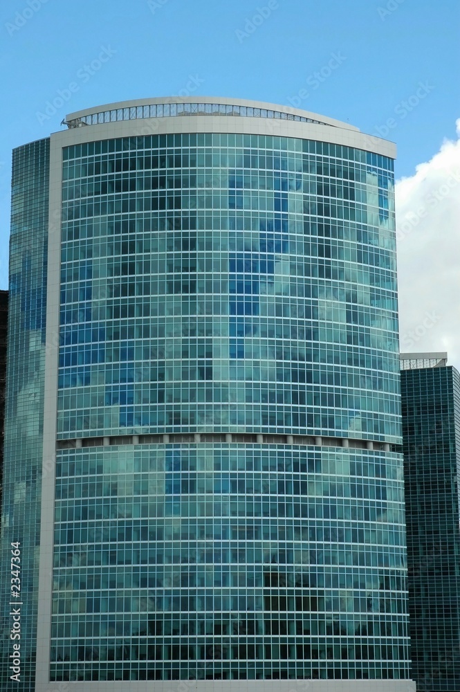 Fototapeta premium skyscaper blue