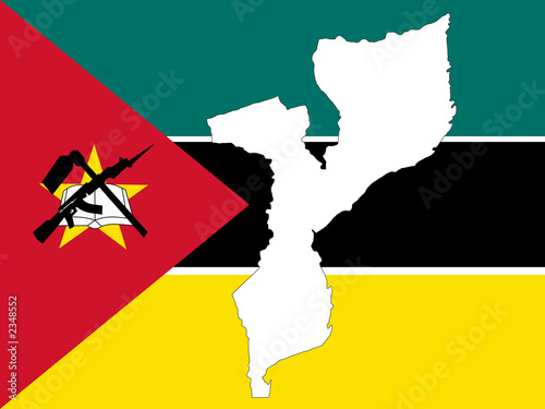 map of mozambique
