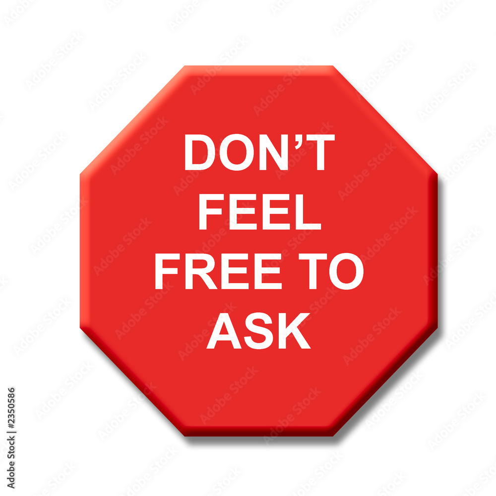 funny stop sign illustration