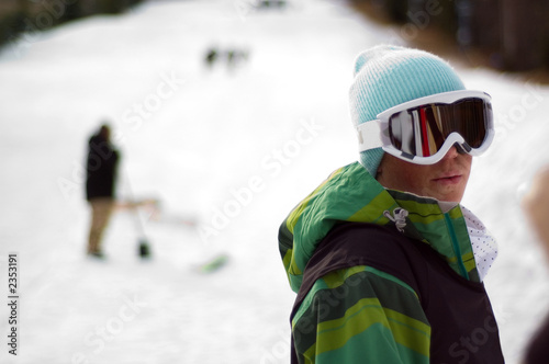 snowboarder look