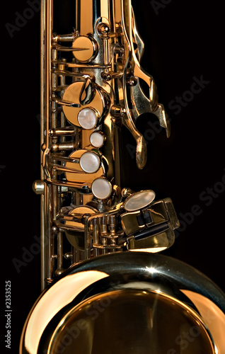 tenor sax close up