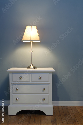 lamp and nightstand