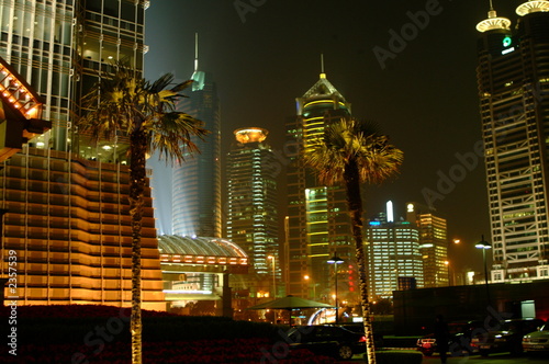 pudong bei nacht photo