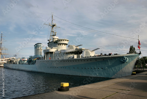 old battle ship photo