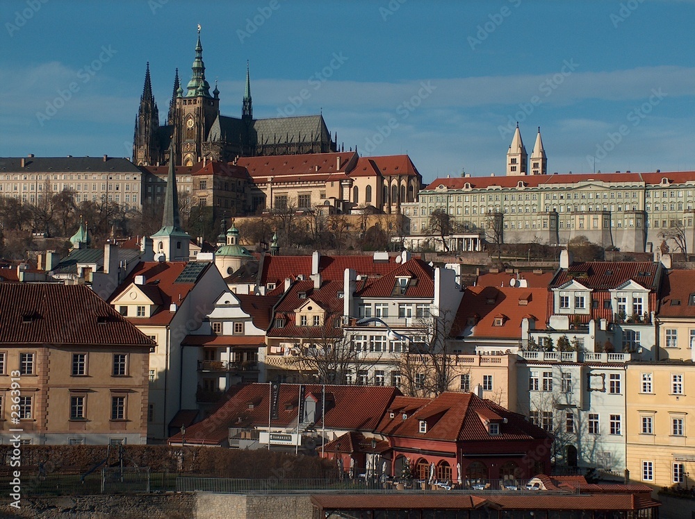 Obraz premium praga, hradschin i veitsdom