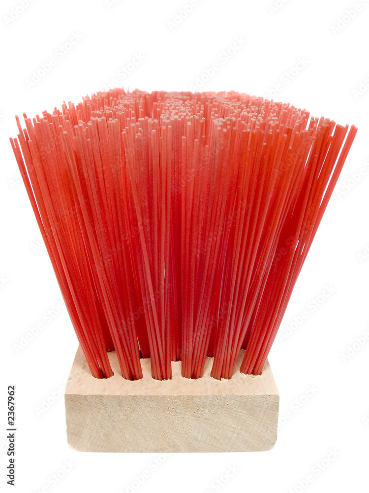 wooden red brush wooden red brush