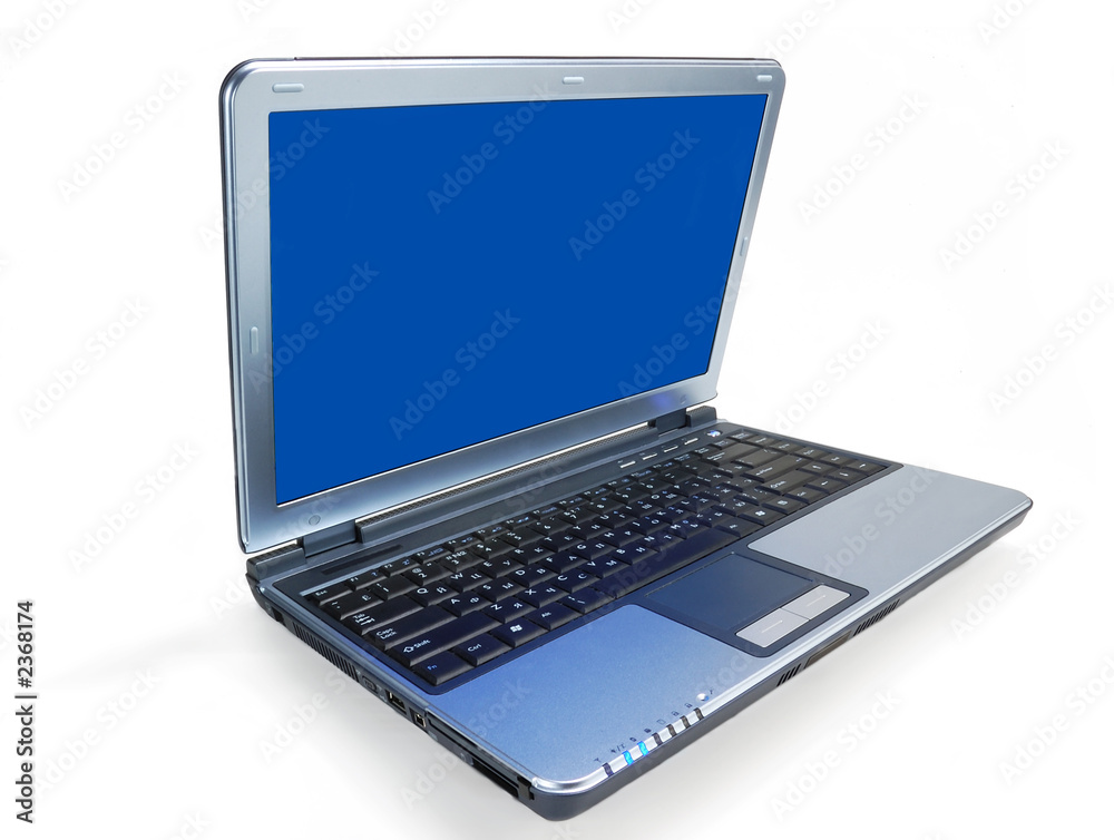 laptop with blue screen laptop with blue screen