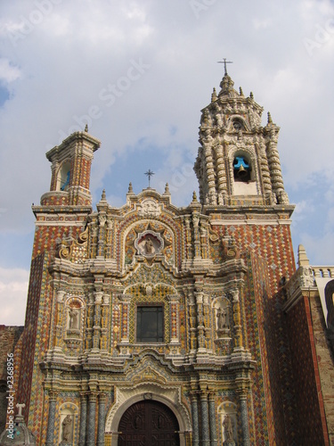 convento huejotzingo - acatepec - mexico photo