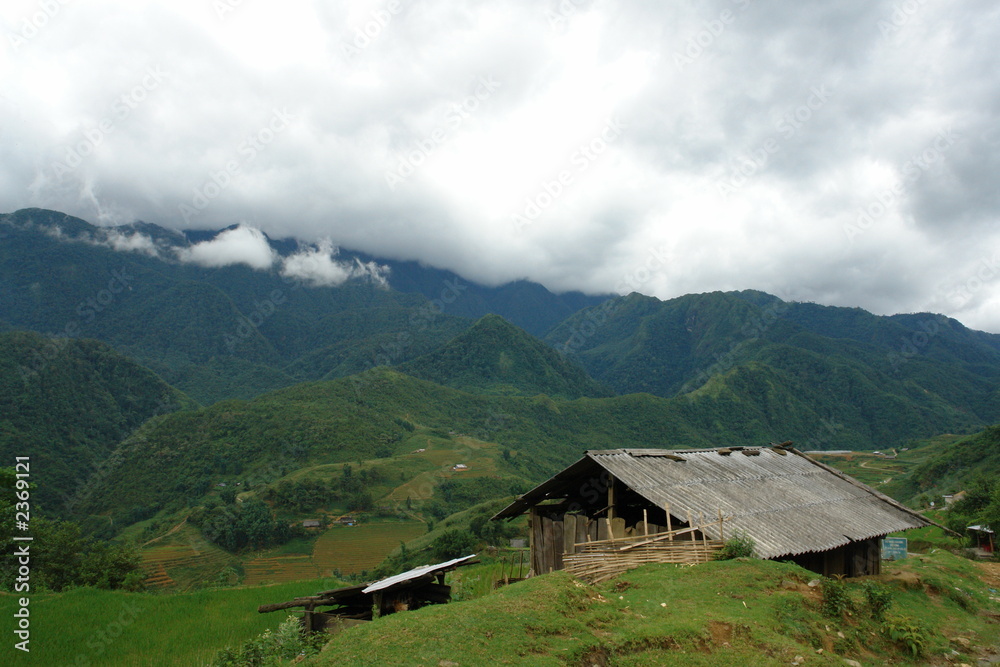 wooden barn